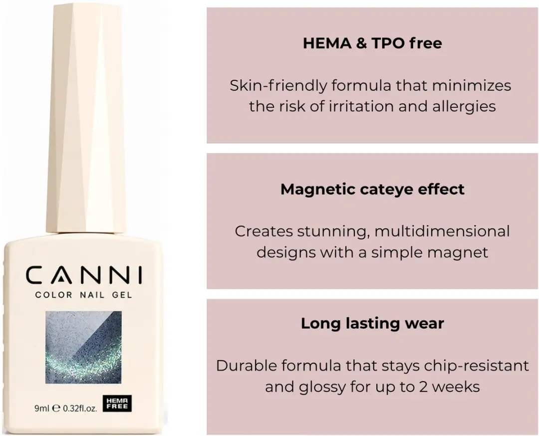 Canni Cat Eye Gellak 10ml - Kleur 8023