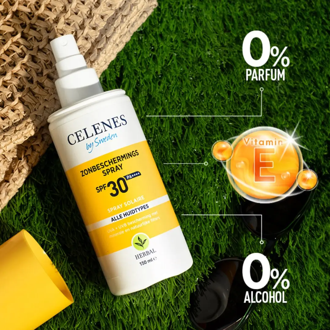 Celenes by Sweden Organic Dry Touch Zonnebrand SPF30+ 150ml