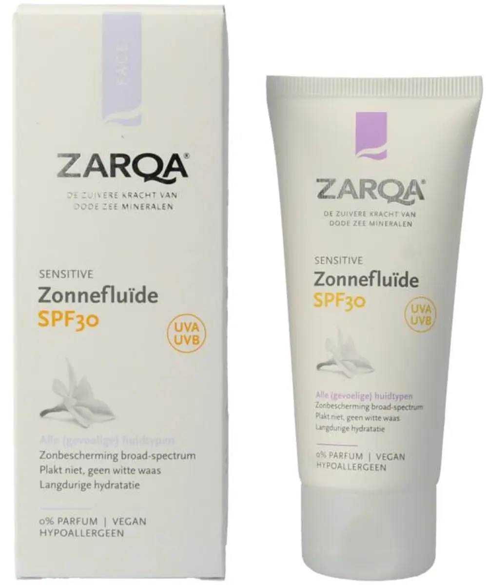 Zarqa Zonnefluïde SPF 30 Sensitive 50ml