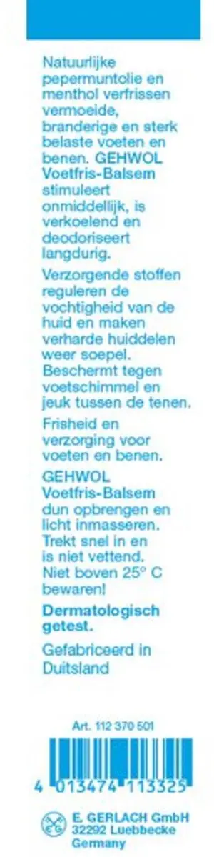 Gehwol Voetfris Balsem 2x75ml