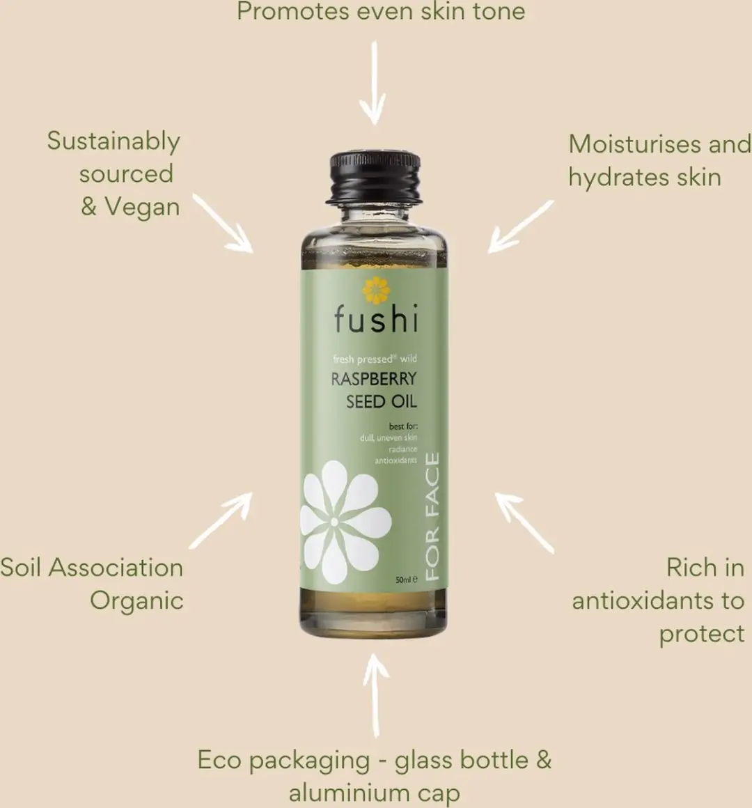 Fushi Frambozenzaadolie 50ml - Koudgeperst Biologisch
