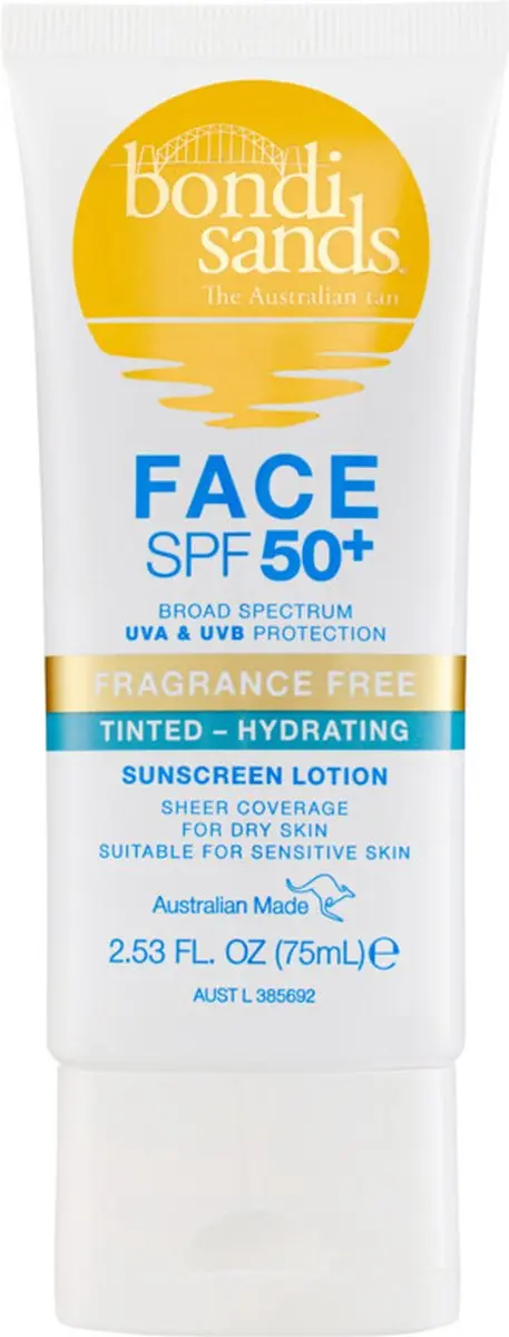 Bondi Sands Tinted Gezichtscreme SPF 50+ 75ml