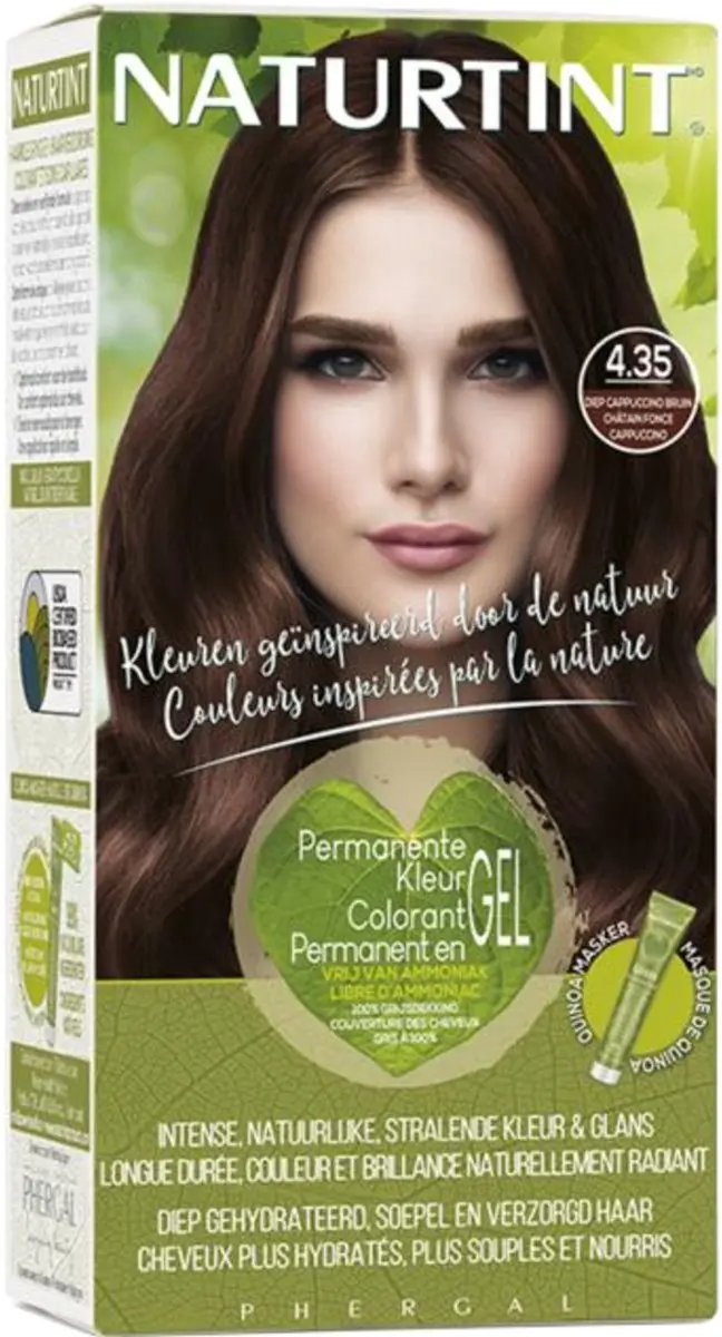 Naturtint Diep Cappuccino Bruin Haarkleur 150ml
