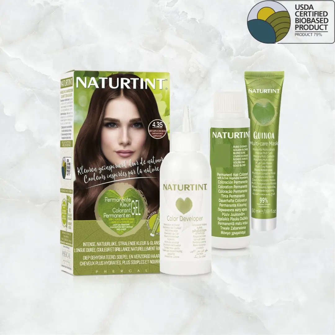 Naturtint Diep Cappuccino Bruin Haarkleur 150ml