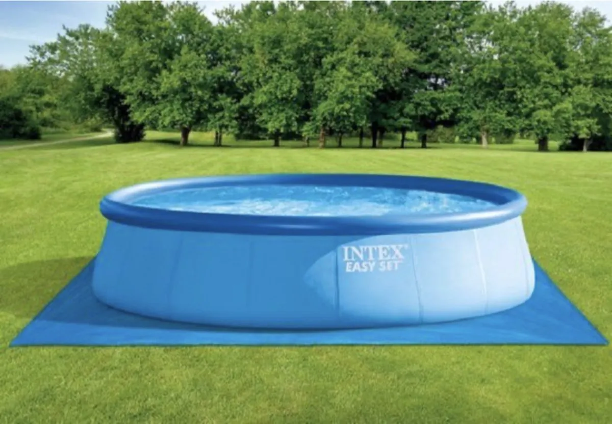 Intex 28048 Grondzeil 472x472cm - Blauw