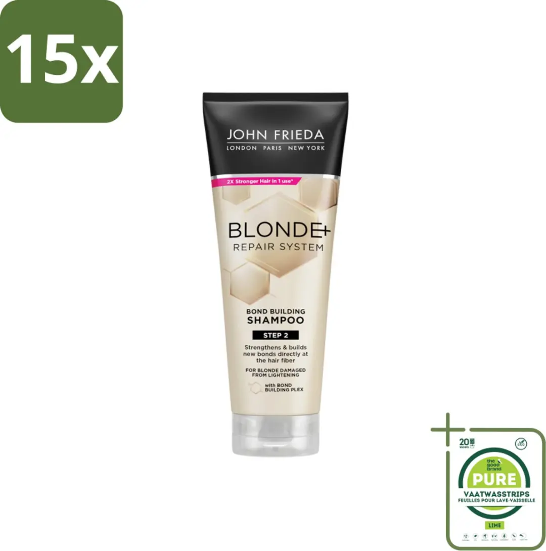 John Frieda Blonde+ Repair Bond Building Shampoo 250ml