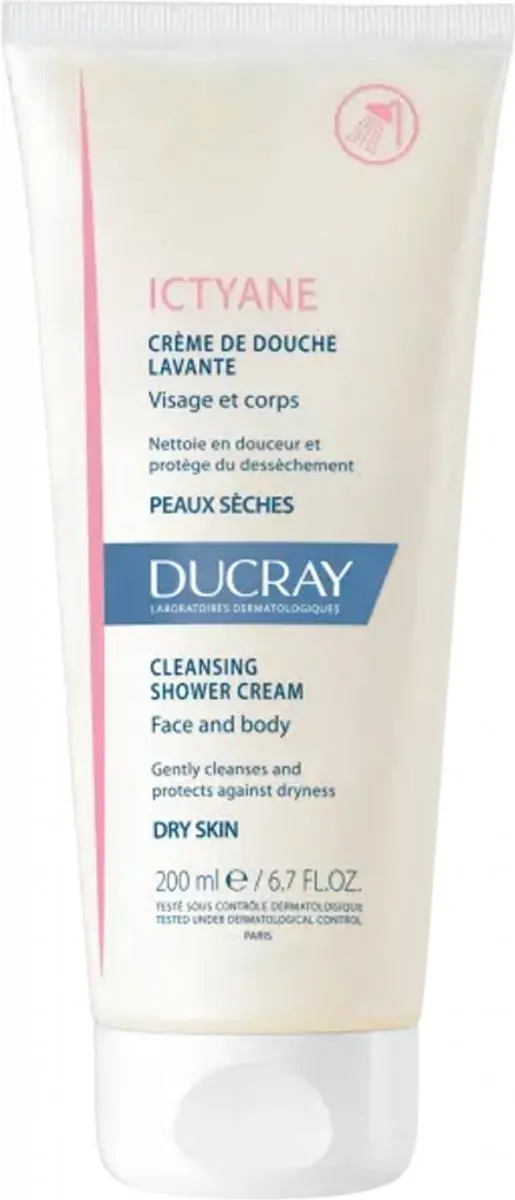 Ducray Ictyane Crème De Douche Lavante 200ml