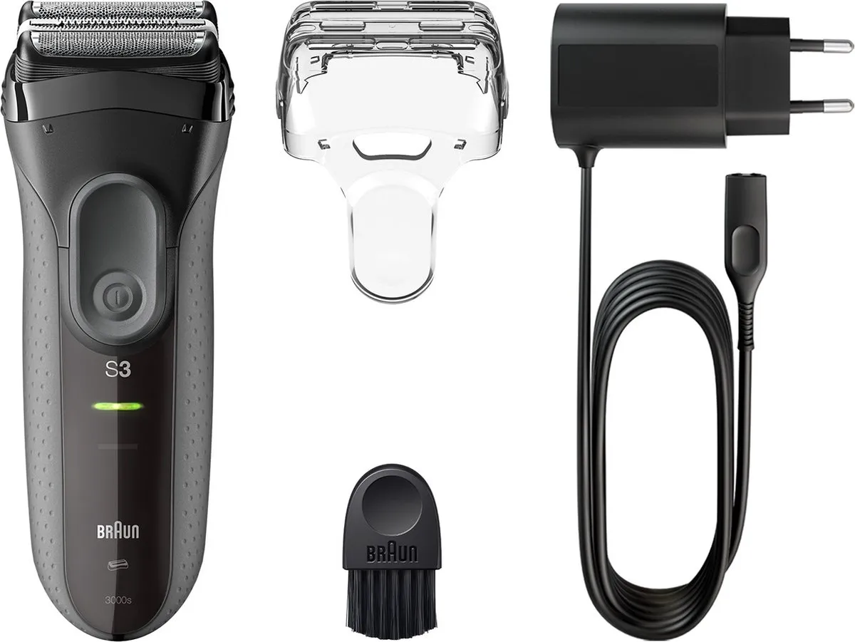 Braun Series 3 ProSkin 3000s Elektrisch Scheerapparaat 3000S - 3 Mesjes