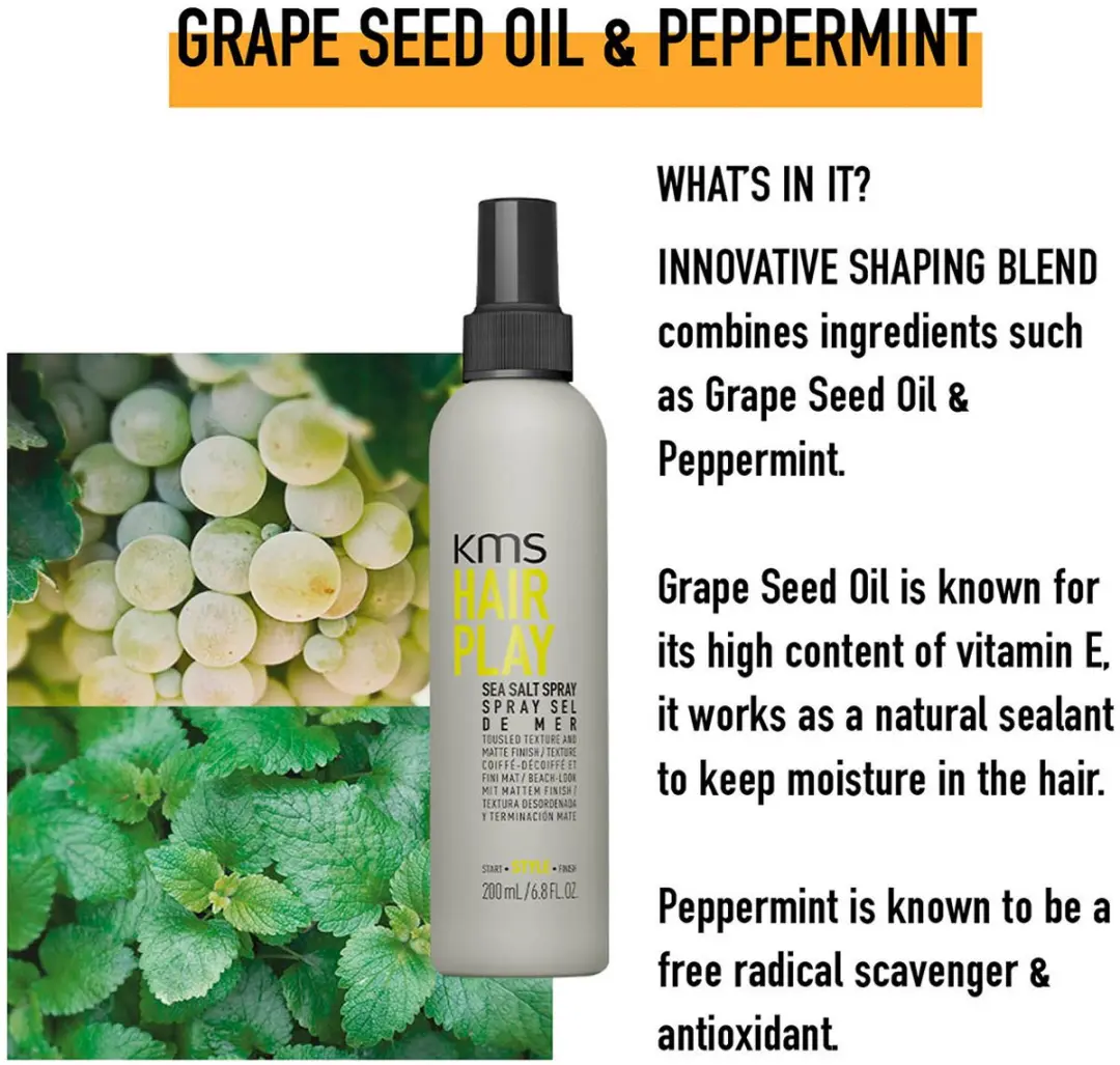 KMS Hair Sea Salt Spray 200ml