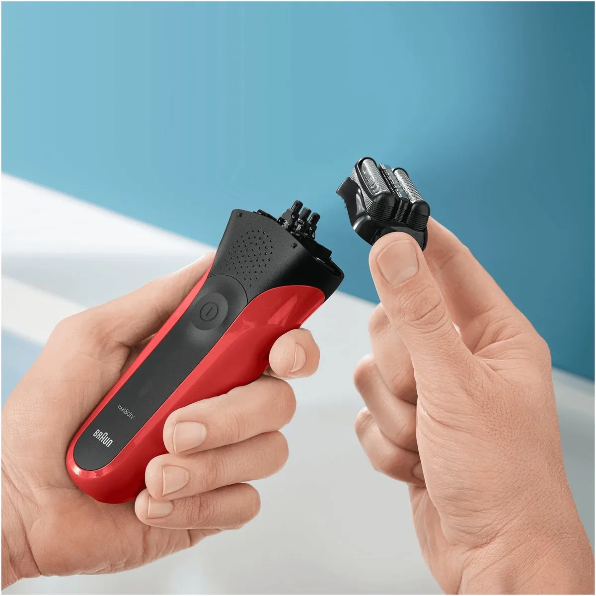 Braun Series 3 300s Elektrisch Scheerapparaat 81569932 - Rood - afbeelding 6 van 6