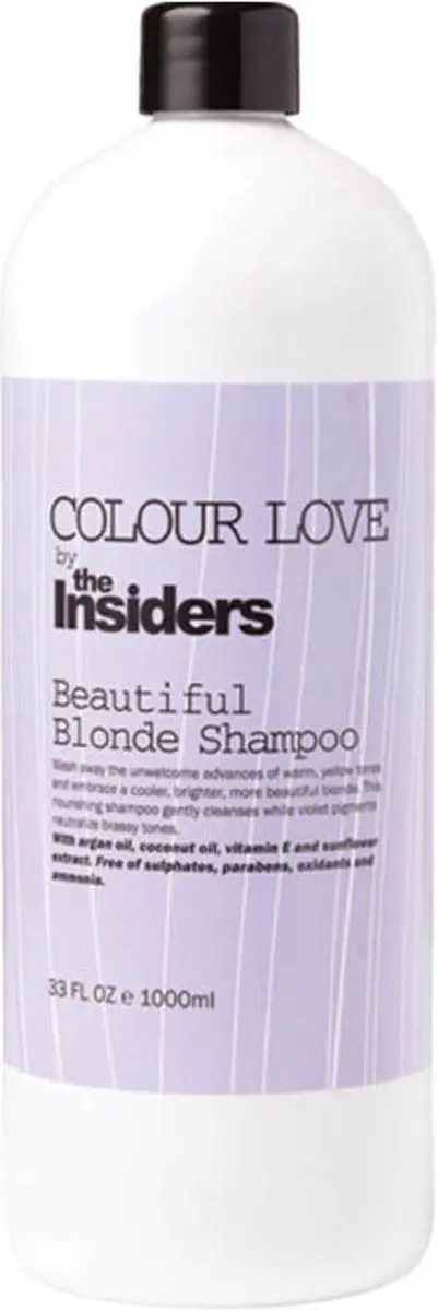 The Insiders Beautiful Blonde Zilvershampoo 1000ml