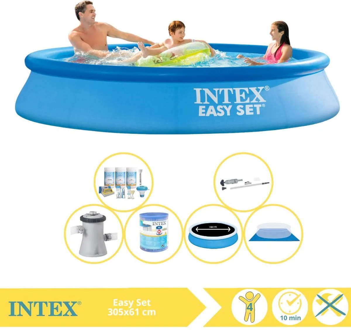 Intex Easy Set Zwembad 305x61cm