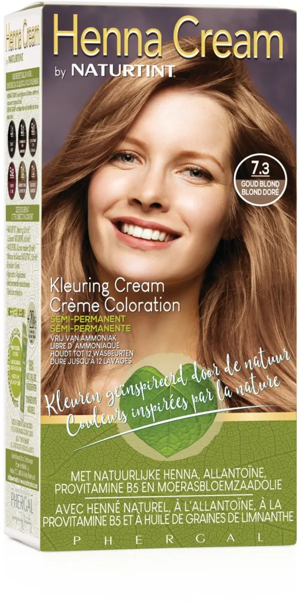 Naturtint Henna Cream 7.3 Goud Blond - 110ml