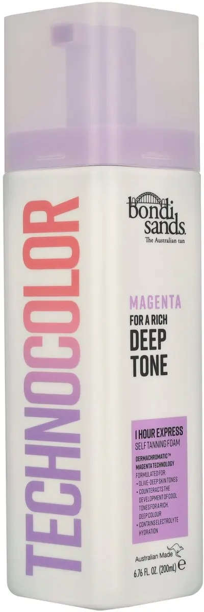 Bondi Sands Technocolor Self Tanning Foam 200ml - Magenta