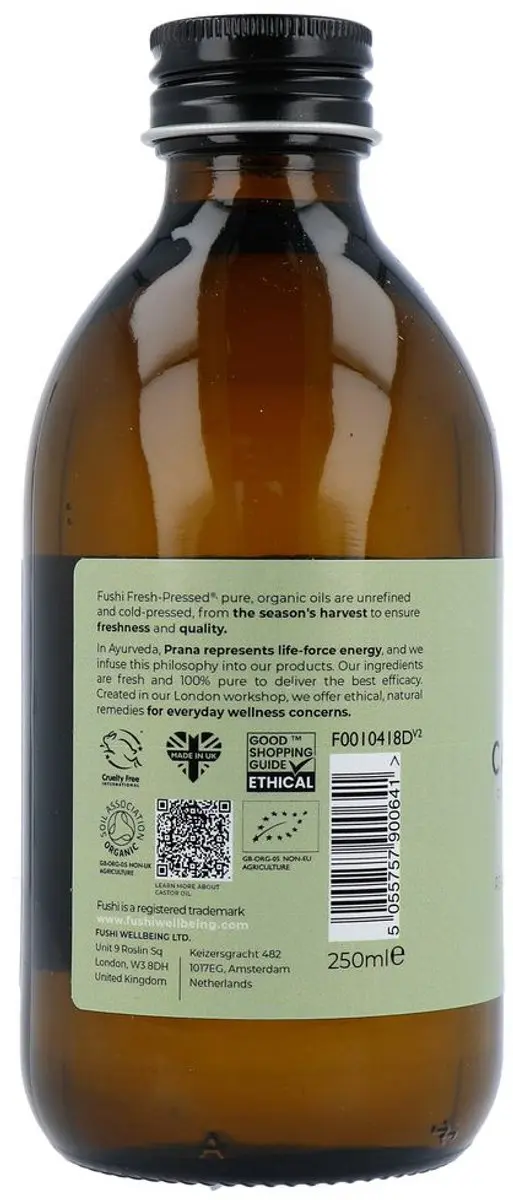 Fushi Castorolie 250ml - Haar- en wimpergroei