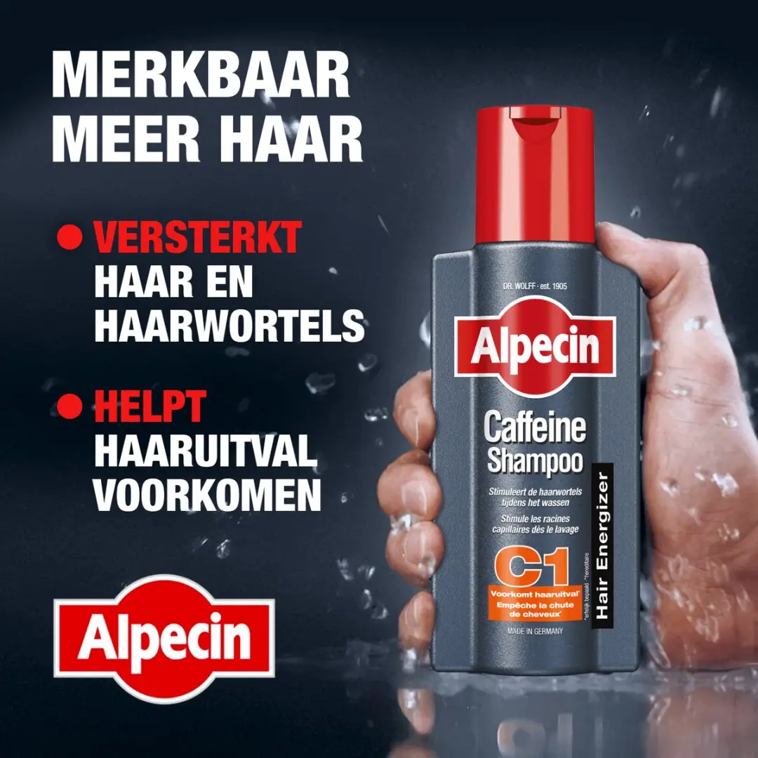 Alpecin Cafeïne Shampoo C1 - 6x 375ml