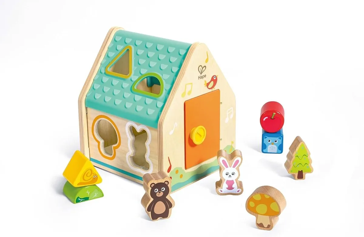 Hape Critter House Vormensorteerder E0515A - Multicolor