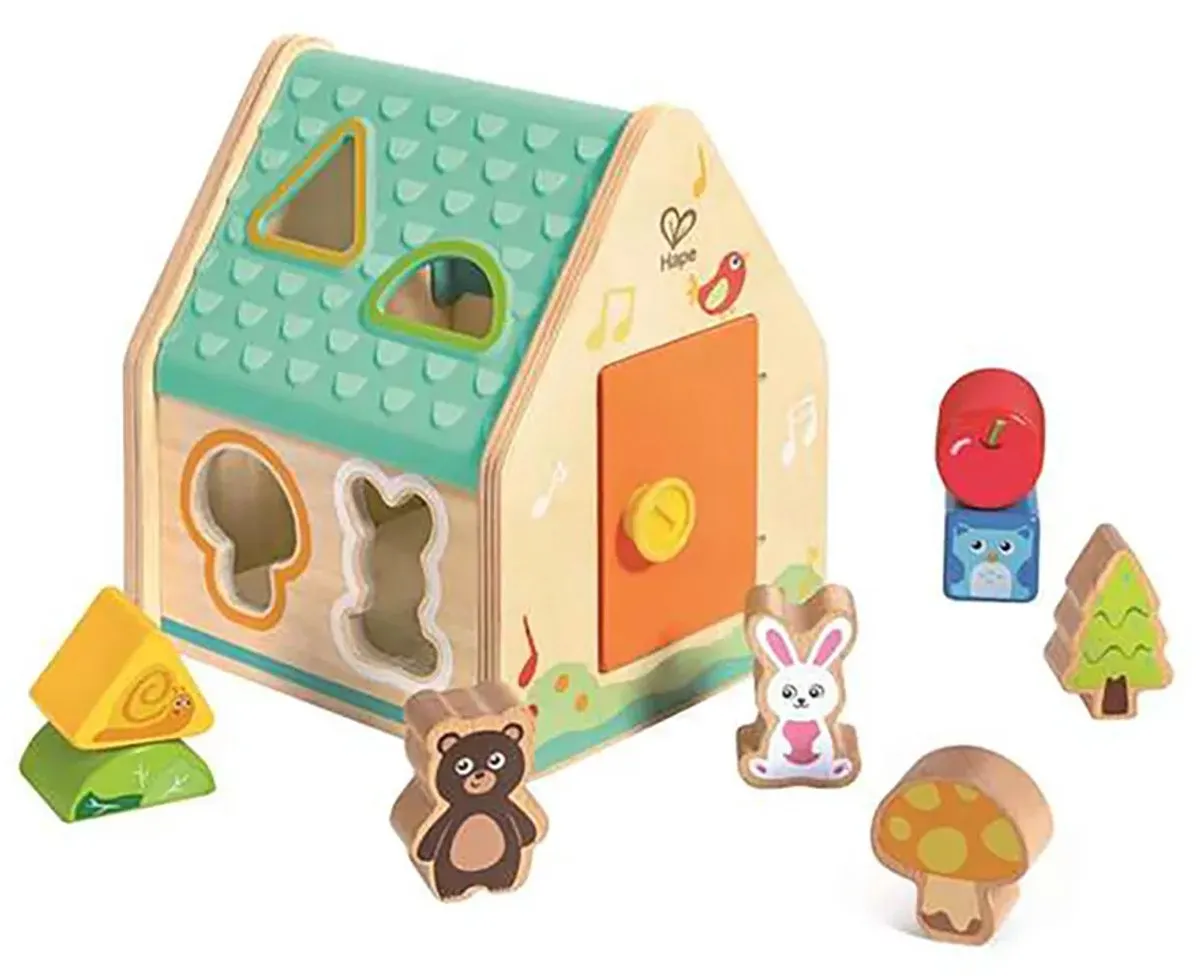 Hape Critter House Vormensorteerder E0515A - Multicolor