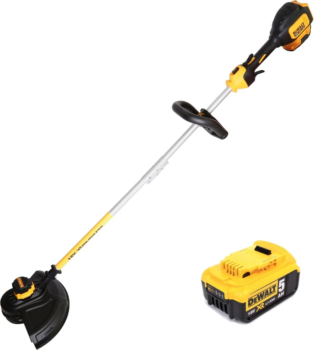 DeWalt DCM561PBS Accu Grastrimmer 18V Brushless - 33mm - 5,0Ah