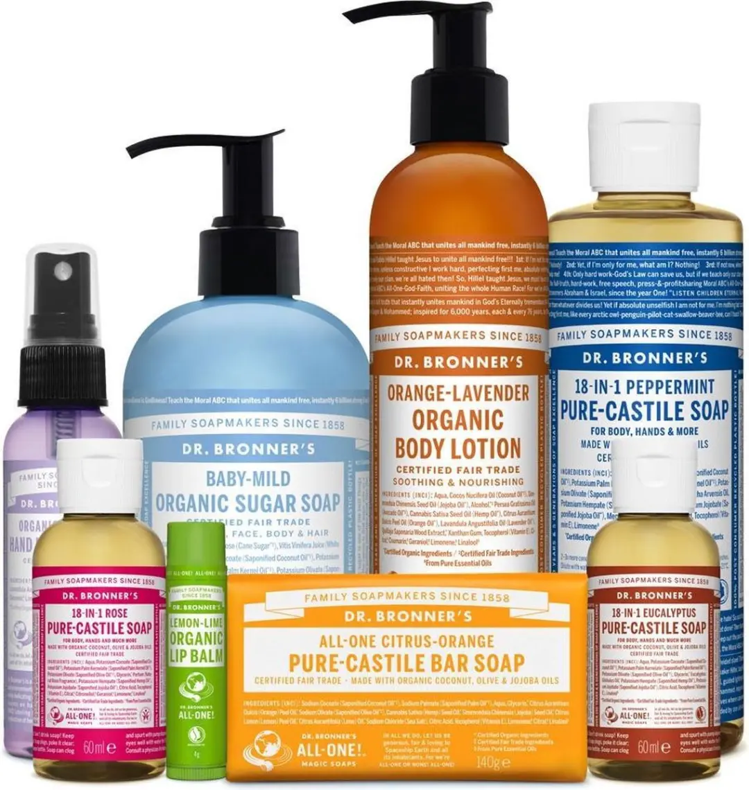 Dr. Bronner's Vloeibare Zeep Rozen 945ml