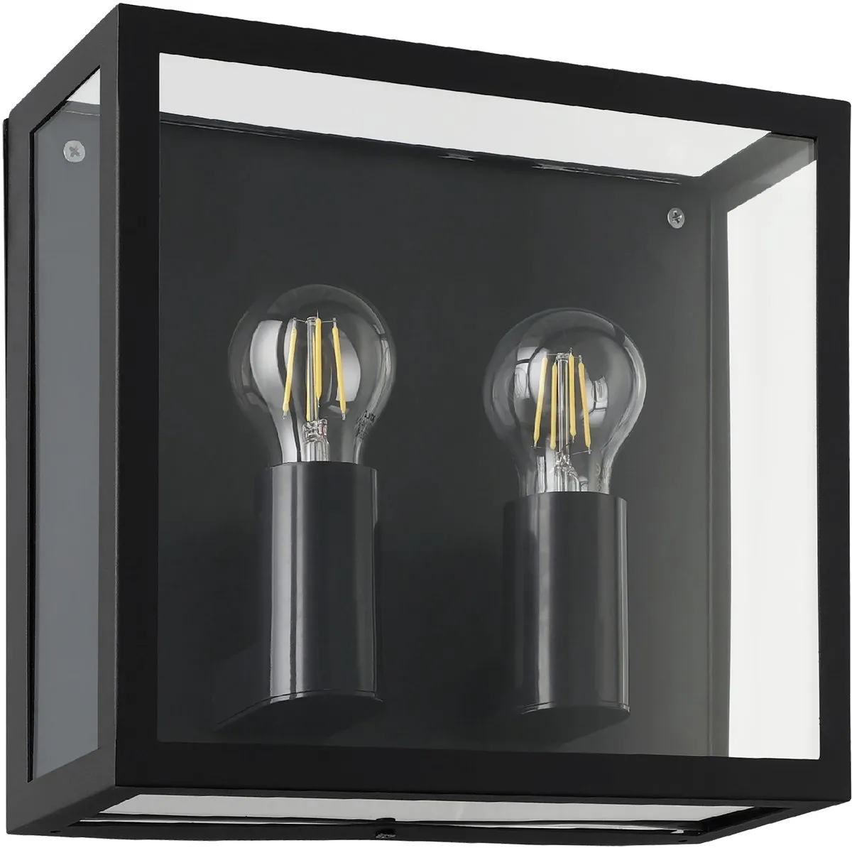 EGLO Alamonte 1 Wandlamp Buiten - E27 - 29 cm - Zwart