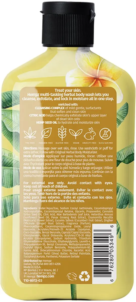 Hempz Original Floral Banana Douchegel 500ml
