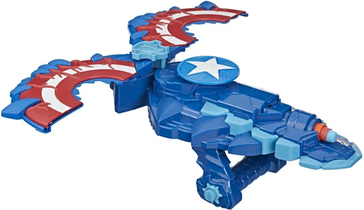 Nerf Marvel Mech Strike Monster Hunters Captain America