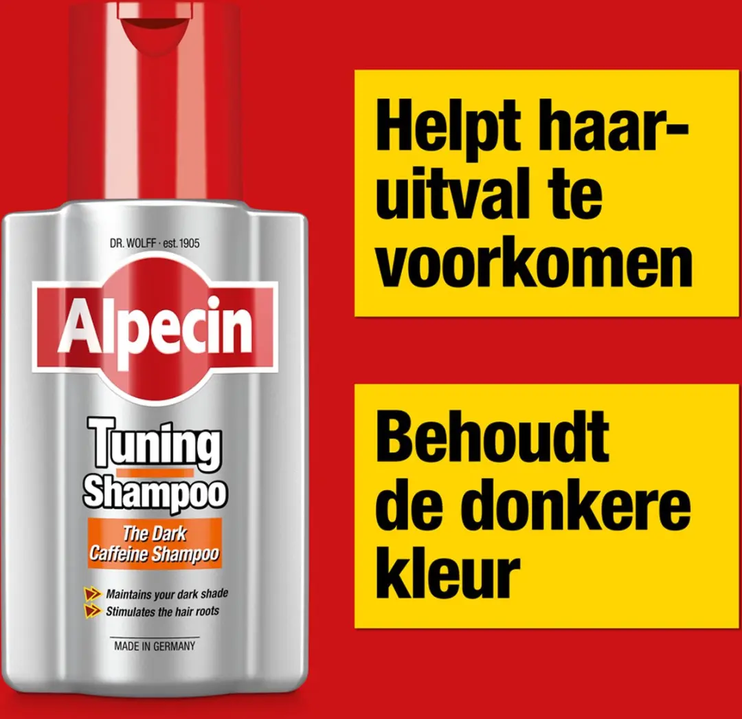 Alpecin Tuning Shampoo Donker 3x200ml