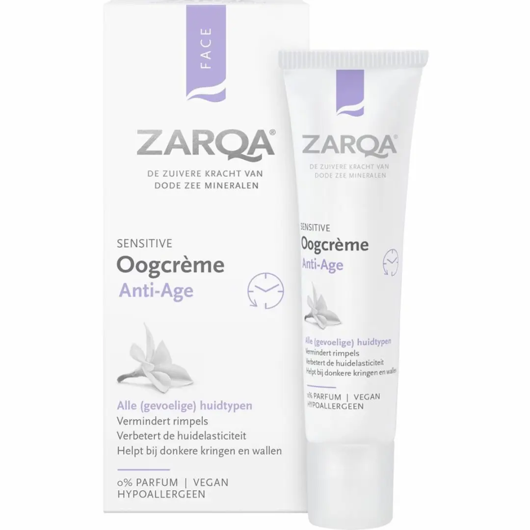 Zarqa Oogcreme Anti-Age Sensitive 3x15ml