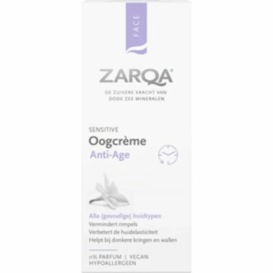 Zarqa Oogcreme Anti-Age Sensitive 3x15ml