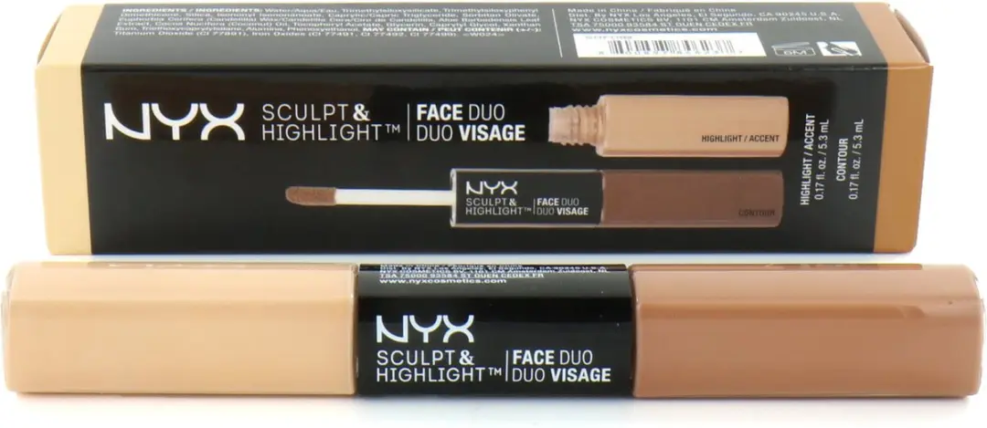 NYX Sculpt & Highlight Face Duo 02 Almond-Light