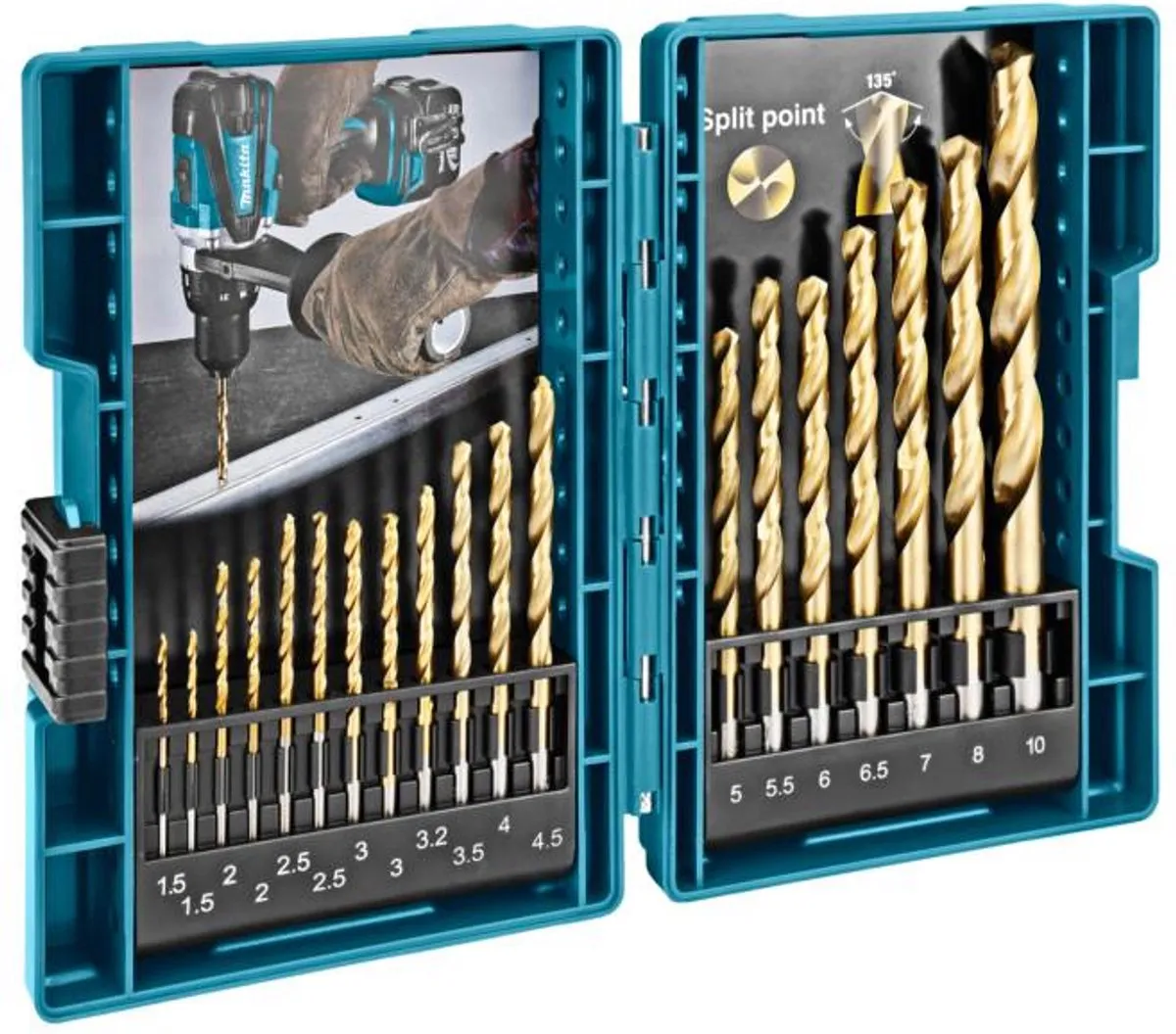 Makita Metaalborenset D-67527 - 19-delig