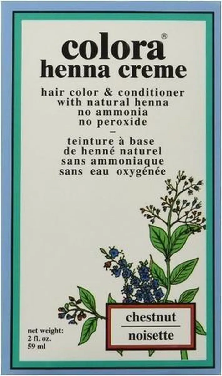 Colora Henna Color Cream Kastanjebruin 60ml