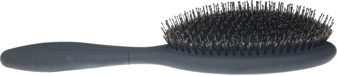 Hercules Sägemann Oval Grooming Brush - Nylon & Borstel - Zwart