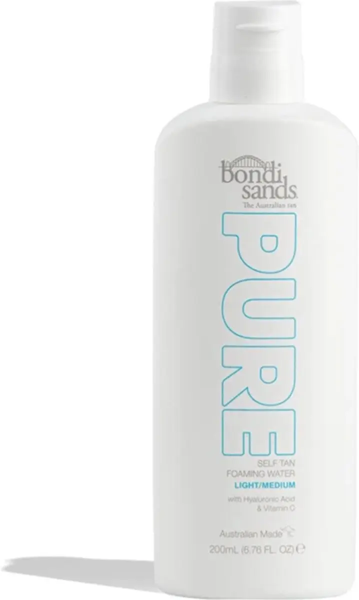 Bondi Sands Pure Self Tan Foaming Water Licht/Medium 200ml