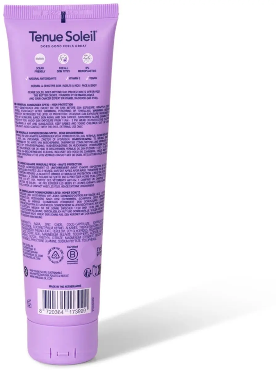 Tenue Soleil Minerale Zonnecrème SPF 50