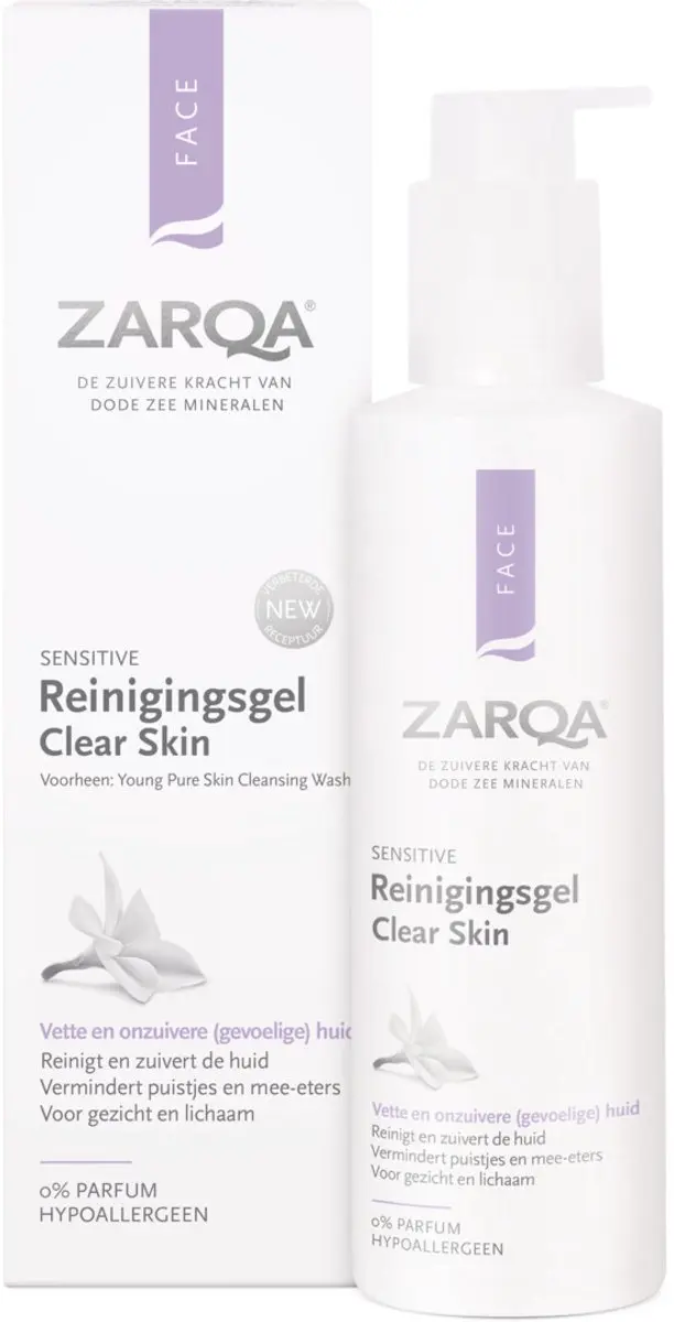 Zarqa Clear Skin Reinigingsgel 200ml - afbeelding 6 van 6