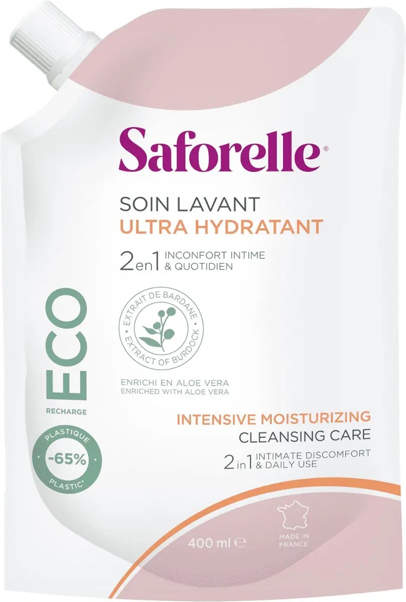 Saforelle Ultra Hydraterende Wasverzorging Eco Navul 400ml