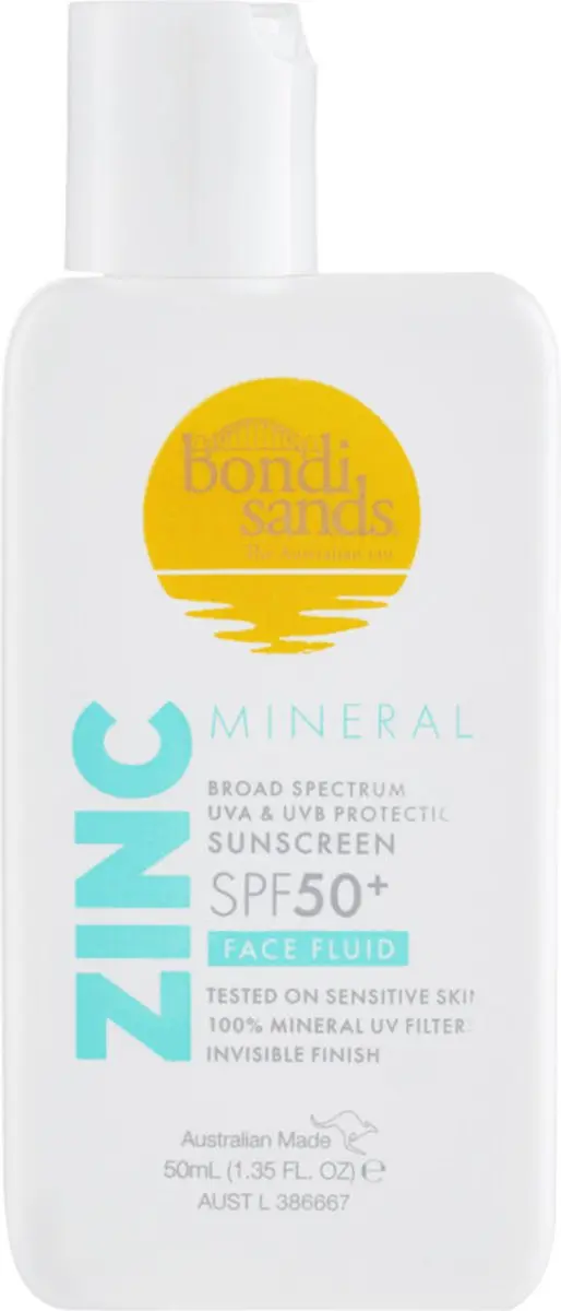 Bondi Sands Mineral Face Fluid SPF50+ 50ml