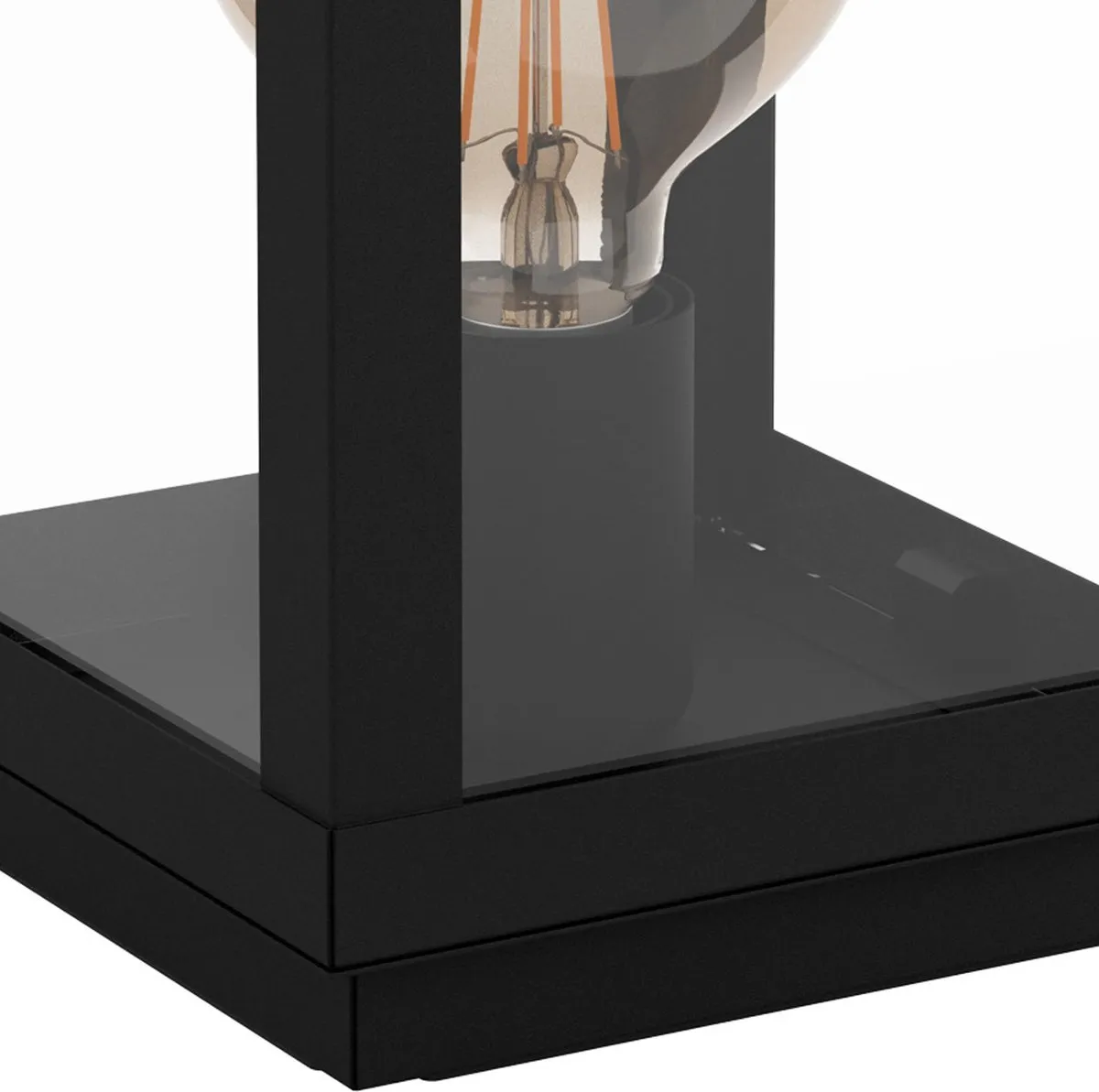 Eglo Bradford 1 Tafellamp E27 - 37 cm - Zwart