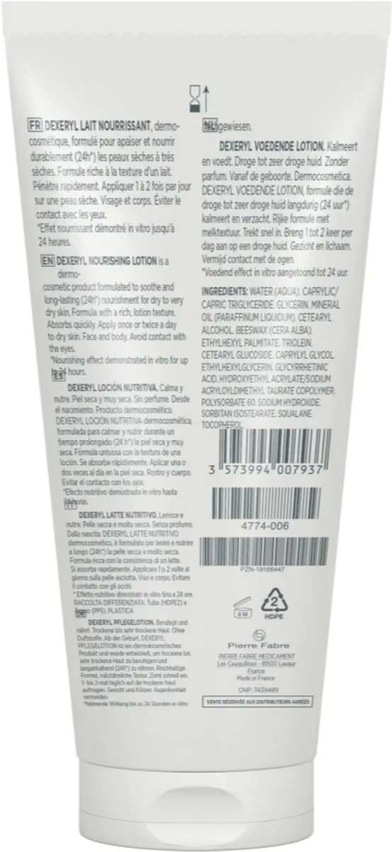 Dexeryl Voedende Lotion 200ml