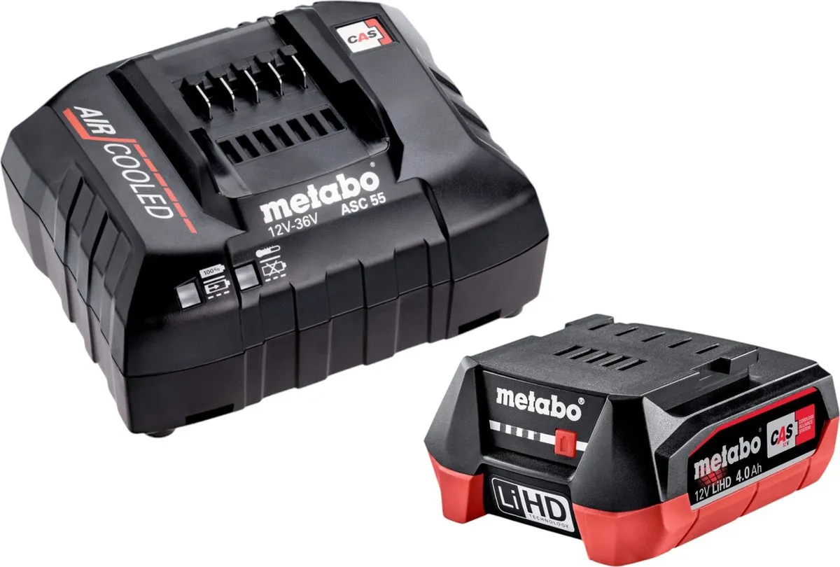 Metabo Basisset LiHD 12V 4.0Ah