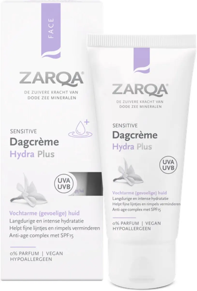 Zarqa Hydra Plus Sensitive Dagcrème SPF15 - 3x50ml