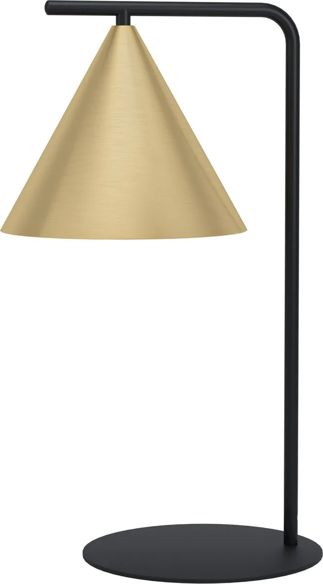 Eglo Narices Tafellamp E27 - 50 cm - Zwart/Goud