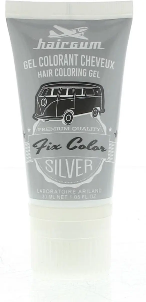 Hairgum Fix Color Zilverachtig Styling Gel 30ml