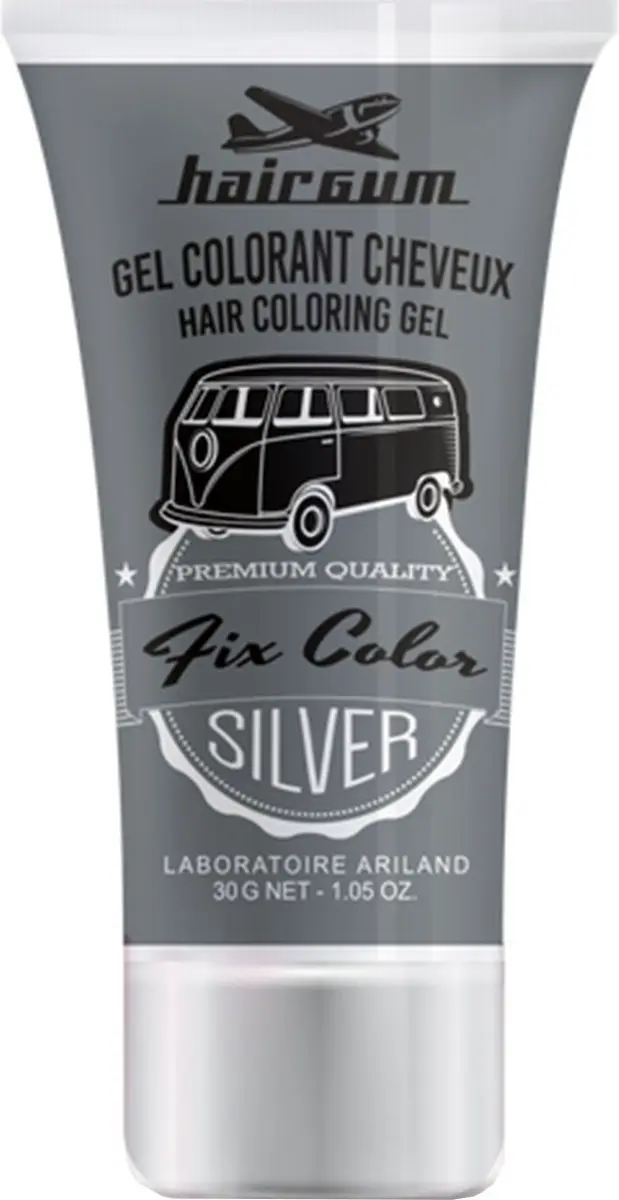 Hairgum Fix Color Zilverachtig Styling Gel 30ml