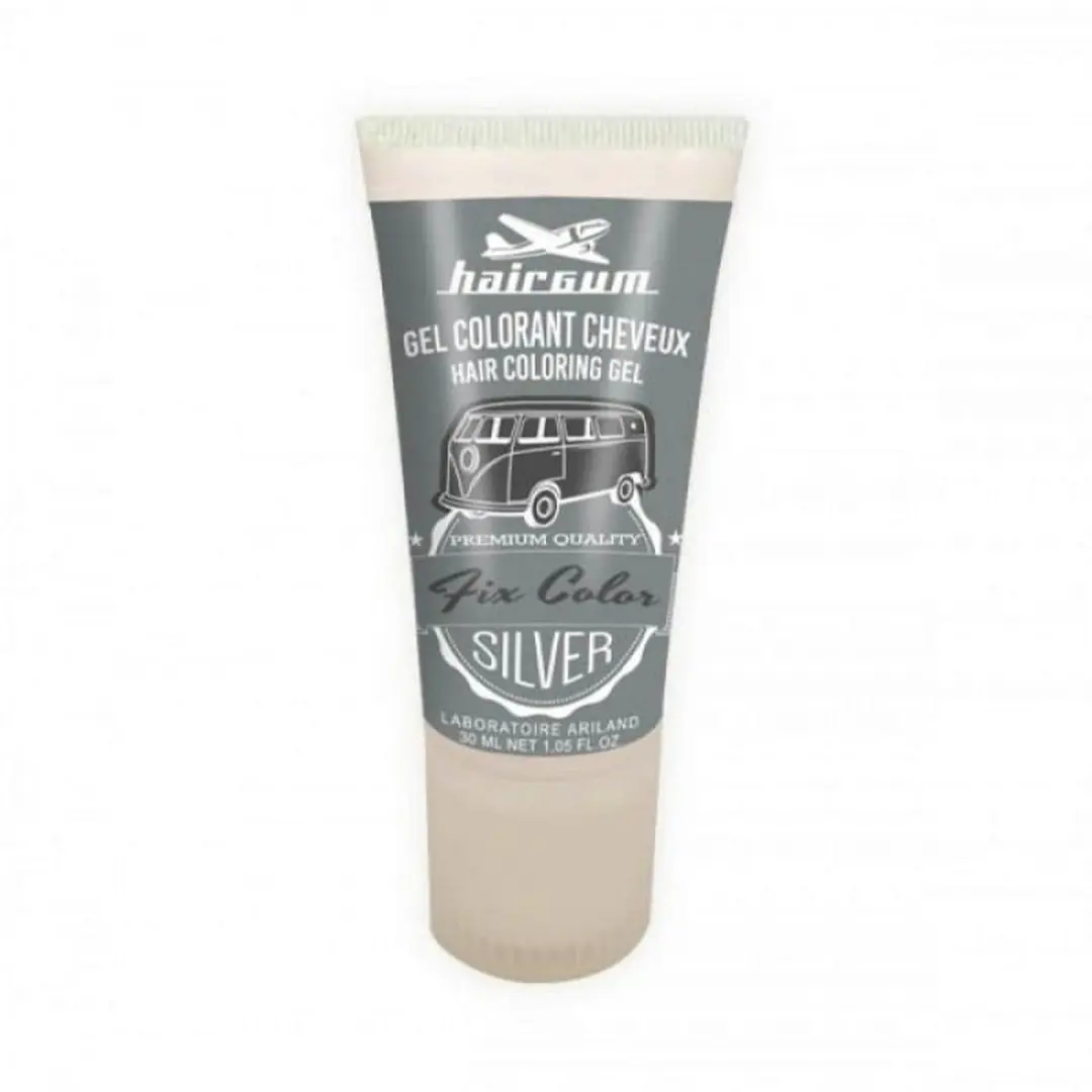 Hairgum Fix Color Zilverachtig Styling Gel 30ml