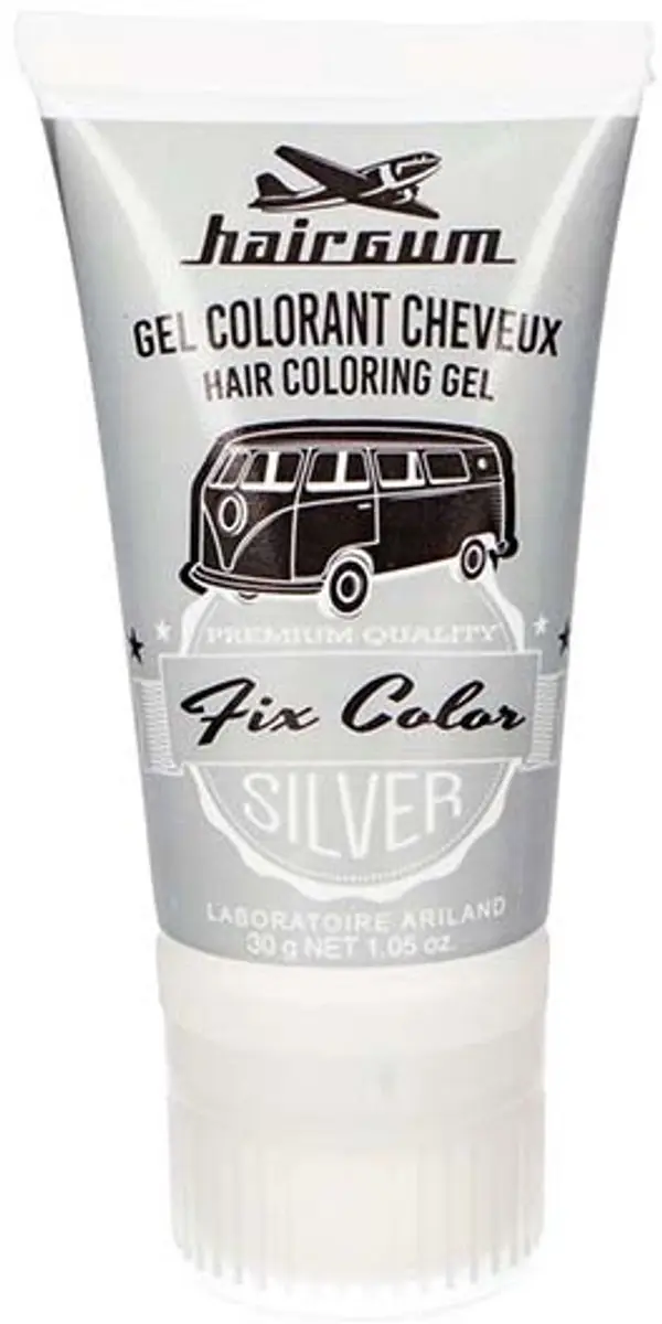 Hairgum Fix Color Zilverachtig Styling Gel 30ml