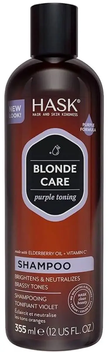 Hask Shampoo Bar Purple Blonde Care 355ml