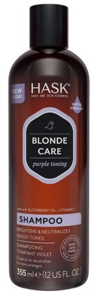 Hask Shampoo Bar Purple Blonde Care 355ml - afbeelding 6 van 6